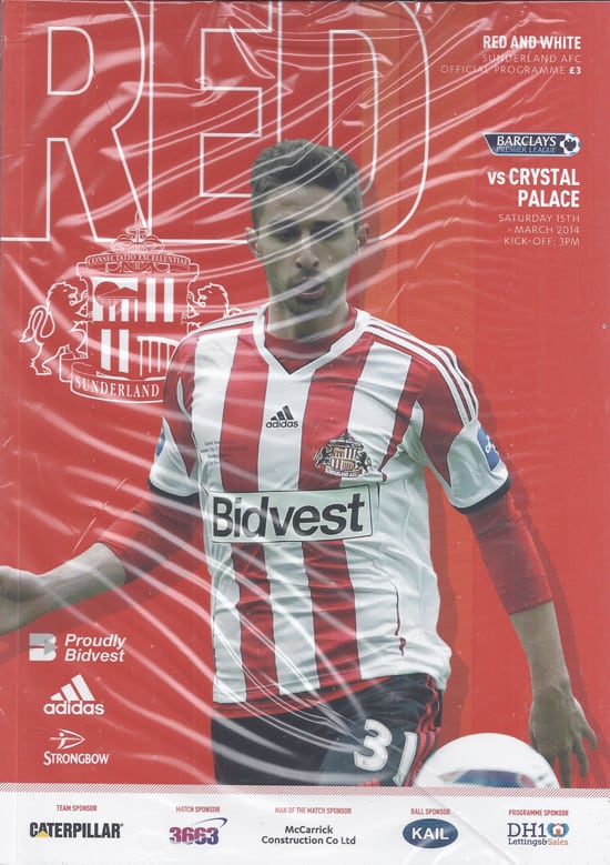 Sunderland FC v Crystal Palace FC